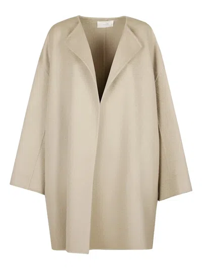 The Row Open-front Coat In Neutral