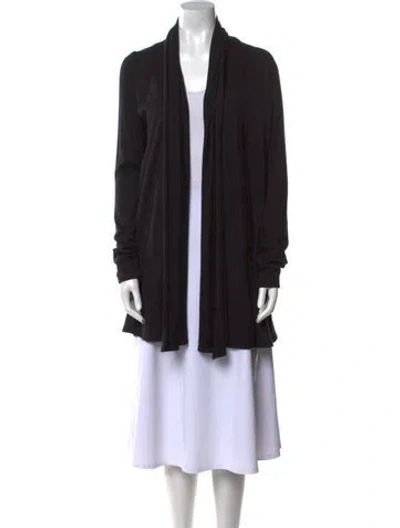 Pre-owned The Row Open Front Sweater In Black