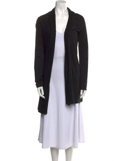 Pre-owned The Row Open Front Sweater In Black