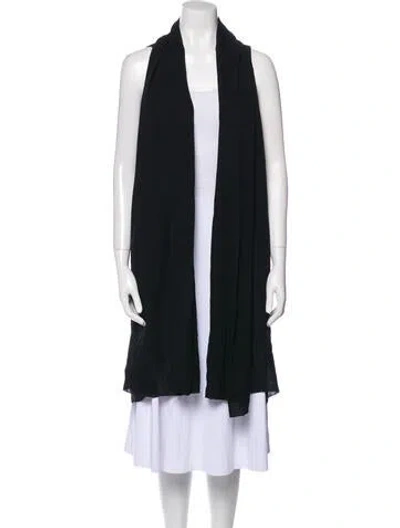 Pre-owned The Row Open Front Sweater In Black