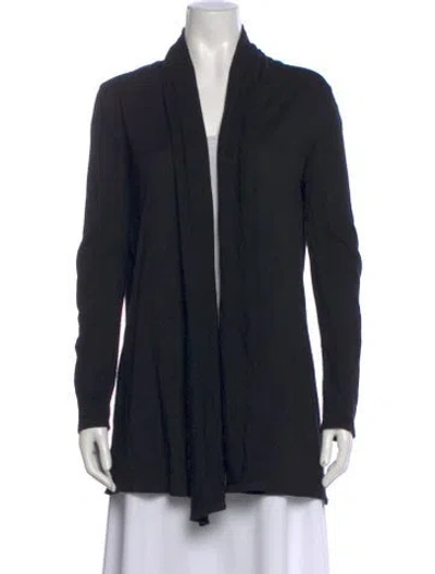 Pre-owned The Row Open Front Sweater In Black