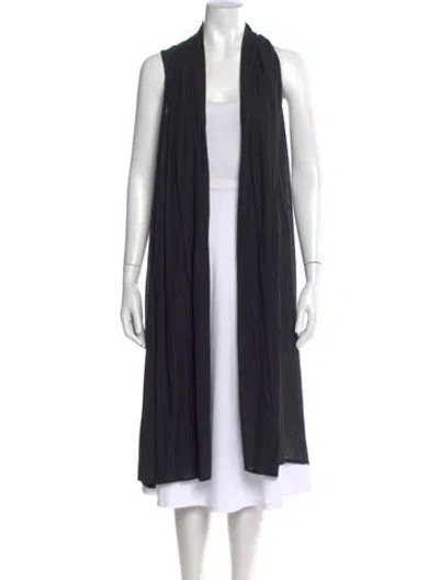 Pre-owned The Row Open Front Sweater In Black