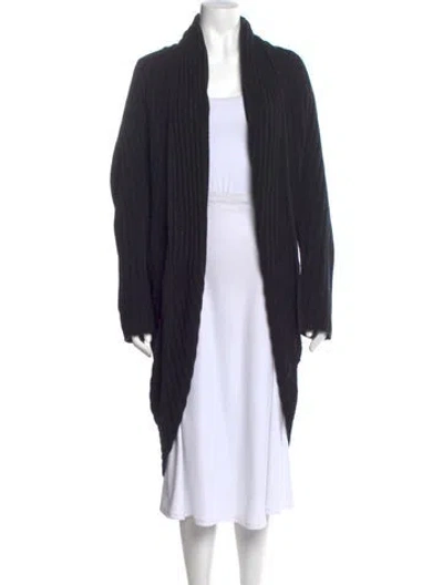 Pre-owned The Row Open Front Sweater In Black