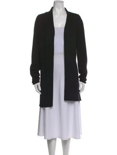 Pre-owned The Row Open Front Sweater In Black