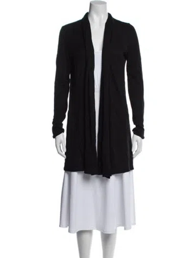 Pre-owned The Row Open Front Sweater In Black