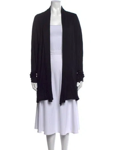 Pre-owned The Row Open Front Sweater In Black