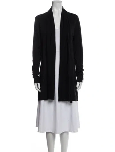 Pre-owned The Row Open Front Sweater In Black