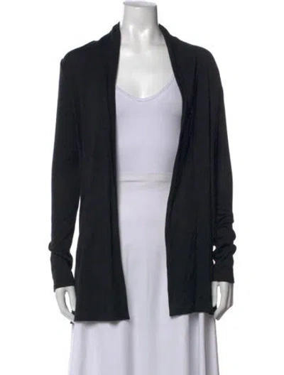 Pre-owned The Row Open Front Sweater In Black