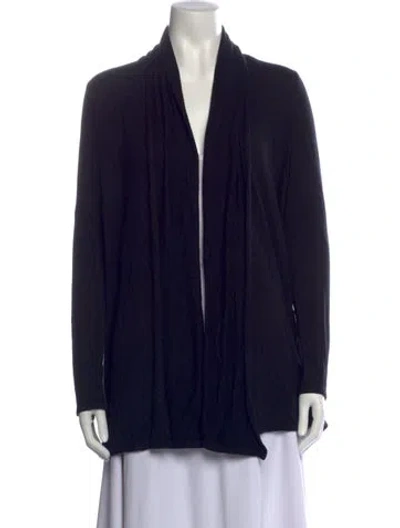 Pre-owned The Row Open Front Sweater In Blue