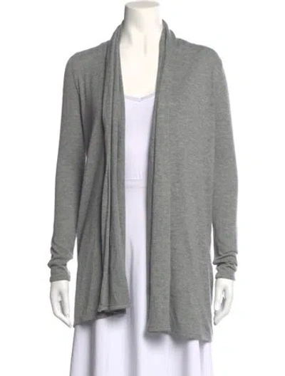 Pre-owned The Row Open Front Sweater In Grey