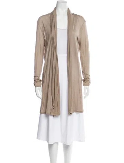 Pre-owned The Row Open Front Sweater In Neutral