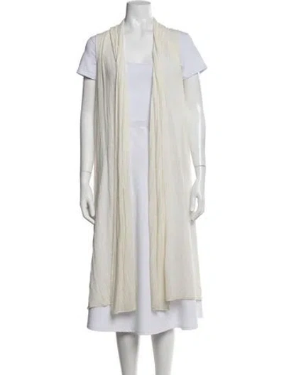 Pre-owned The Row Open Front Sweater In Neutrals
