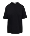 The Row Essentials Chiara Cotton-jersey T-shirt In Black