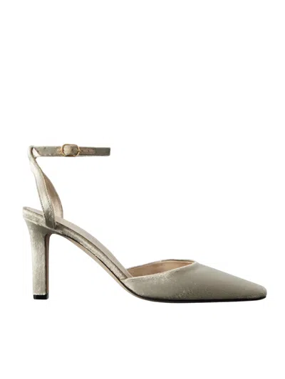 The Row Open-toe High-heeled Sandals In Gray