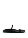 The Row Hugh Thin Strap Slide In Black