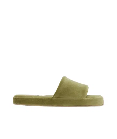 THE ROW OPEN-TOED SLIPPERS