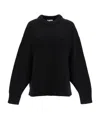 The Row Ophelia Crew Neck Jumper In Black