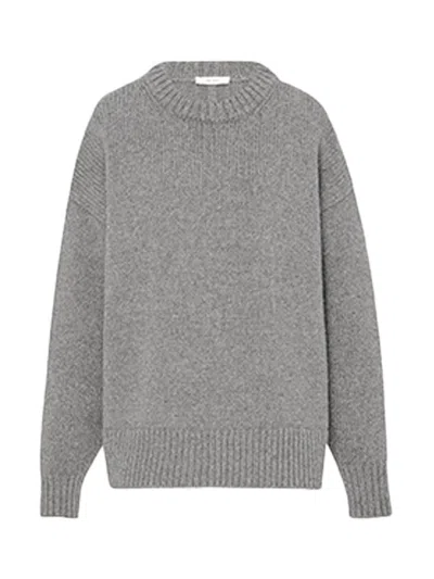 The Row Ophelia Sweater Grey Melange