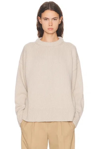 The Row Sibem Wool And Cashmere Sweater In Gray