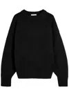 The Row Ophelia Wool And Cashmere-blend Jumper In Black