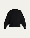 The Row Ophelia Wool-cashmere Sweater In Black