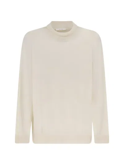 The Row Orly High-neck Sweater In Neutral