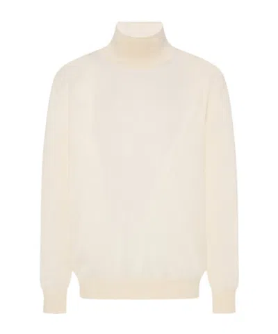 The Row Orly High-neck Sweater In Neutral