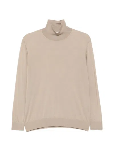 The Row Orly High-neck Sweater In Pink