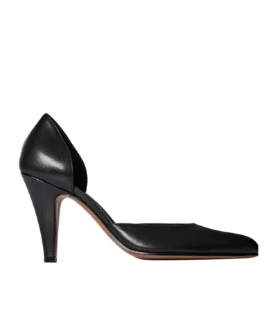 The Row Black Slip On Pumps