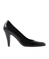 The Row Ornella 95 Leather Pumps In Black