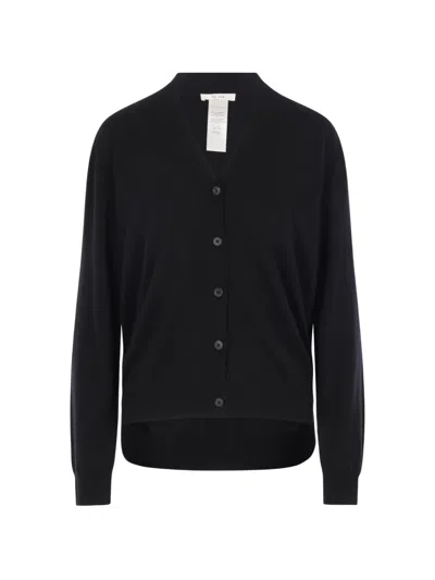 The Row Otie V-neck Cardigan In Black