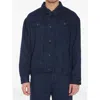 The Row Seb Long-sleeved Denim Jacket In Multicolor