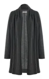 The Row Ovaan Cashmere Cardigan In Brown