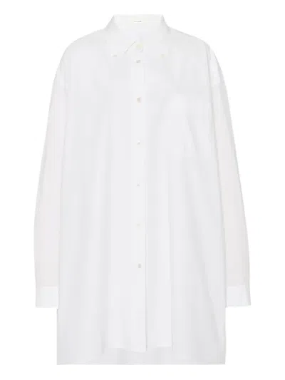 The Row Oversized Button-up Shirt In White