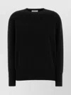 The Row Oversized Cashmere Leilani Sweater With Crew Neck In Black