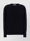 The Row Oversized Cashmere Leilani Sweater With Crew Neck In Blue