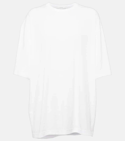 The Row Oversized Cotton Jersey T-shirt In White
