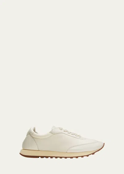 THE ROW OWEN LEATHER RUNNER SNEAKERS