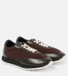 The Row Owen Mixed Media Runners In Brown