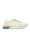 The Row Owen Color-block Mesh And Suede Sneakers In White