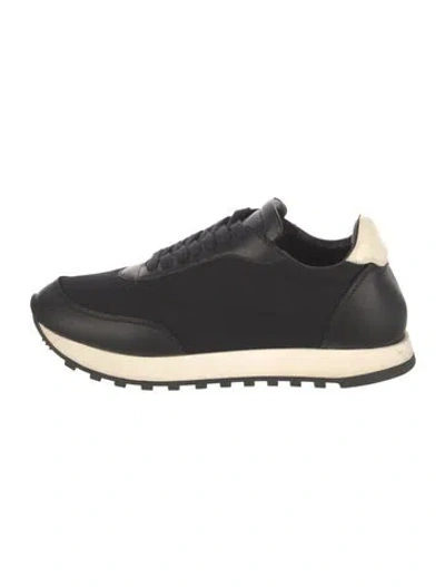 Pre-owned The Row Owen Runner Athletic Sneakers In Black/white