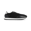 The Row Owen Leather-trimmed Sneakers In Black