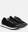 The Row Woman Sneakers Black Size 6 Textile Fibers In Black White