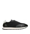 The Row Owen Leather-trimmed Sneakers