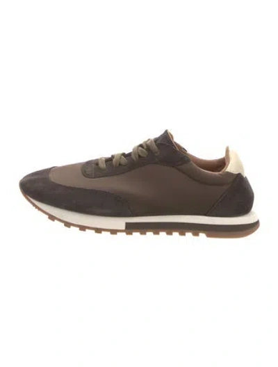 Pre-owned The Row Owen Sneakers In Brown