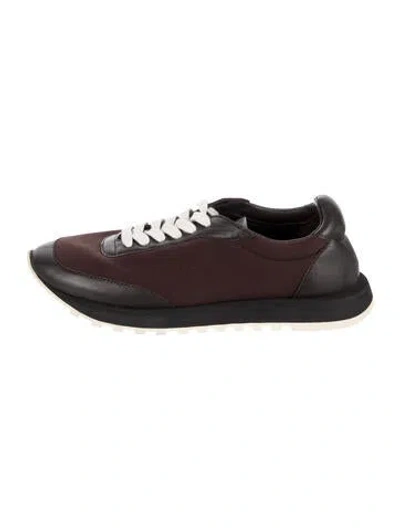 Pre-owned The Row Owen Sneakers In Brown