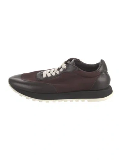 Pre-owned The Row Owen Sneakers In Brown