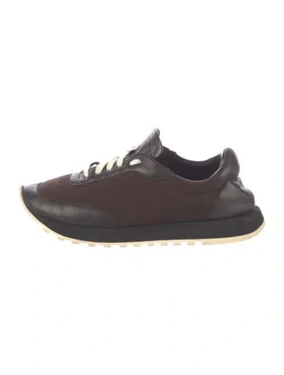 Pre-owned The Row Owen Sneakers In Brown
