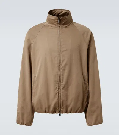 The Row Oyu Cotton And Cashmere Gabardine Jacket