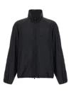 The Row Oyu Zip-front Bomber Jacket In Black